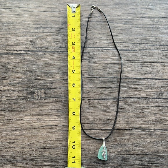 Worn Once - Hand Crafted Seahorse Pendant and Earrings Set! - Picture 10 of 11